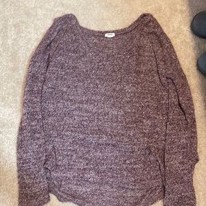 GARAGE purple sweater